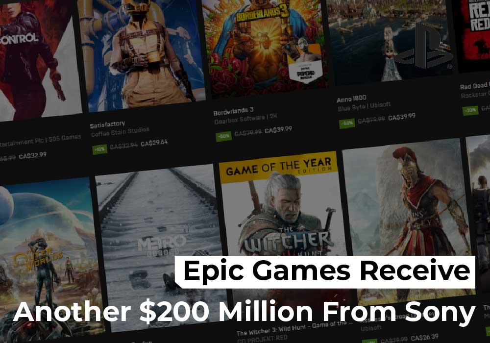 Epic Games Raises $200 Million From Sony In $1bn Round At $287bn